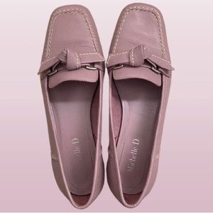 Lilac Purple Loafer Flats w/ Bowknot